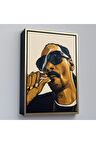 Ahşap Çerçeveli Snoop Dogg Tablo-7840