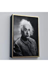 Ahşap Çerçeveli Albert Einstein Tablo-7845