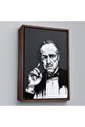 Ahşap Çerçeveli Godfather Mafya Tablo-7939