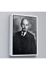 Ahşap Çerçeveli Sovyet Lideri Vladimir Lenin Tablo-7944