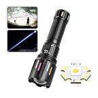 30W Zoomlu Led Powerbank Özellikli Şarjlı Profesyonel El Feneri PS-9954