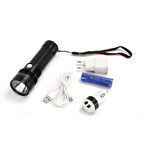 Baretta TK92 2000 Lümen Amerikan L2 Led Profesyonel Şarjlı El Feneri