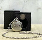 Özel Kutulu Dad (baba) Gümüş Köstekli Saat Alk4673