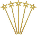 Altın Renk Yıldız Peri Asası Peri Değneği 34 Cm 1 Adet