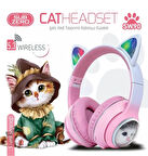 Subzero Sw-90 Catheadset 5.3 Wireless Katlanabilir Işıklı Bluetooth Kulaklık