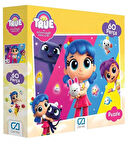 True ve Gökkuşağı Krallığı 60 Parçalı Puzzle - Mavi Su Dünyası