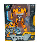 Kutulu Sarı Renkli Robot - Mavi Su Dünyası