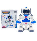 Pilli Mavili Beyazlı Robot - Mavi Su Dünyası