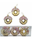 Yılbaşı Süsü 3' lü 8 Cm Donut Süs