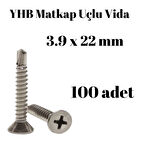 Matkap Uçlu Vida YHB 3,9x22 100'lü Paket
