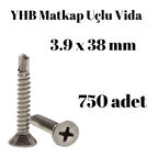 Matkap Uçlu Vida YHB 3,9x38 750'li Paket
