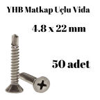 Matkap Uçlu Vida YHB 4,8x22 50'li Paket
