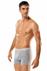 Erkek   Gri 3'lü Likralı Boxer