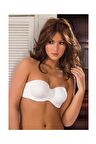 Micro Kumaş Desteksiz Straplez Model Sütyen 7035