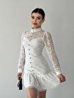 Maria Tasarım Dantel Elbise