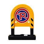 Baskılı Kilitli Otopark Bariyeri – Uyarı Mesajlı Park Koruma