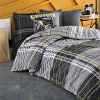 Clasy Genç Ranforce Tek Kişilik Nevresim Takımı Road Star Sarı