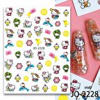 Adanil Yunus Kıyafet Dondurma Hello Kitty Sticker J0-2228