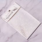 Adanil Nail Art Kendinden Yapışkanlı Şerit Sticker Parıltılı Gümüş