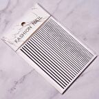 Adanil Nail Art Kendinden Yapışkanlı Şerit Sticker Siyah