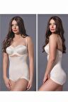 9600 - Alttan Çıtçıtlı Göğüs Altı Dikişsiz Korse