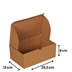 20x12x8-100 Adet Hamburger Kutusu