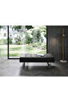 Metal Ayaklı Bench - Suni Deri Döşeme 45*120 Cm Yükseklik 40 Cm