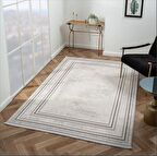 Çam Halı Scarlet SC002G Gri Modern Desen Salon Halısı