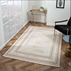 Çam Halı Scarlet SC002B Vizon Modern Desen Salon Halısı