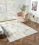 Çam Halı Nordic NX008A Gold Modern Desen Salon Halısı