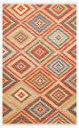 EKO Halı NOMAD NMD 07 TERRA Çift Taraflı Yıkanabilir Otantik Kilim