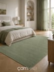 Eko Halı ZEN 01 GREEN Hav Toz Vermez Yumuşak Dokulu Salon Halısı Oturma Odası Halısı Yatak Odası Halısı Çocuk Odası Halısı Koridor Halısı Mutfak Halısı Modern Makine Halısı