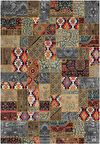 Çam Halı Gloria TD756 Multi Patchwork Desen Dokuma Saçaklı Kilim