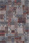 Çam Halı Gloria TD75601 Multi Patchwork Desen Dokuma Saçaklı Kilim