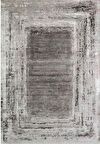Çam Halı Gloria TD798 Antrasit Art Deco Modern Desen Dokuma Saçaklı Kilim