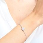 Trend Tasarım Kalp Gümüş Bileklik