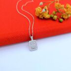 PIRLANTA MONTÜR BAGET ESİNTİSİ GÜMÜŞ KOLYE