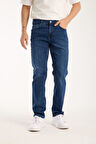 Erkek Regular Likralı Esnek Kot Pantolon Jean - %98 Pamuk %2 Lycra