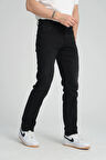 Erkek Regular Fit Düz Paça Kot Pantolon - Esnek %98 Pamuk %2 Likra Jean