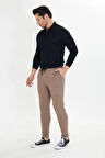 Erkek Polycotton Esnek Jogger Pantalon Siyah 5801-S