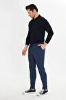 Erkek Polycotton Esnek Jogger Pantalon Siyah 5801-S