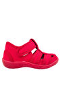 Keten Ev Ayakkabısı Kırmızı