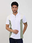 Dufy Beyaz Erkek Slim Fit Düz Polo Yaka Tshirt - 105259