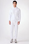 Beyaz    Erkek Sweatshırt - Regular Fit
