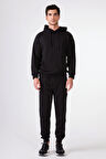 Siyah    Erkek Sweatshırt - Regular Fit