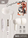 D6 Süper Bas Kulaklık
