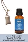 Başak Burcu - Virgo, Uçucu Yağ Karışımı, 10ml & Koku Hazneli Kolye02