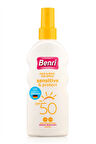Benri Hassas & Koruma Güneş Spreyi SPF 50 – Hipoalerjenik Yüksek Koruma, 150 ml