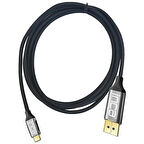 INCA ITCD-02TX 2metre TYPE-C - DP Görüntü Kablosu 4K