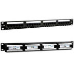 S-Link SL-F624 24’lü FTP Cat6 Patch Panel